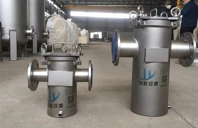 304/316 Stainless Steel Basket Filter  for Petrochemical Applications